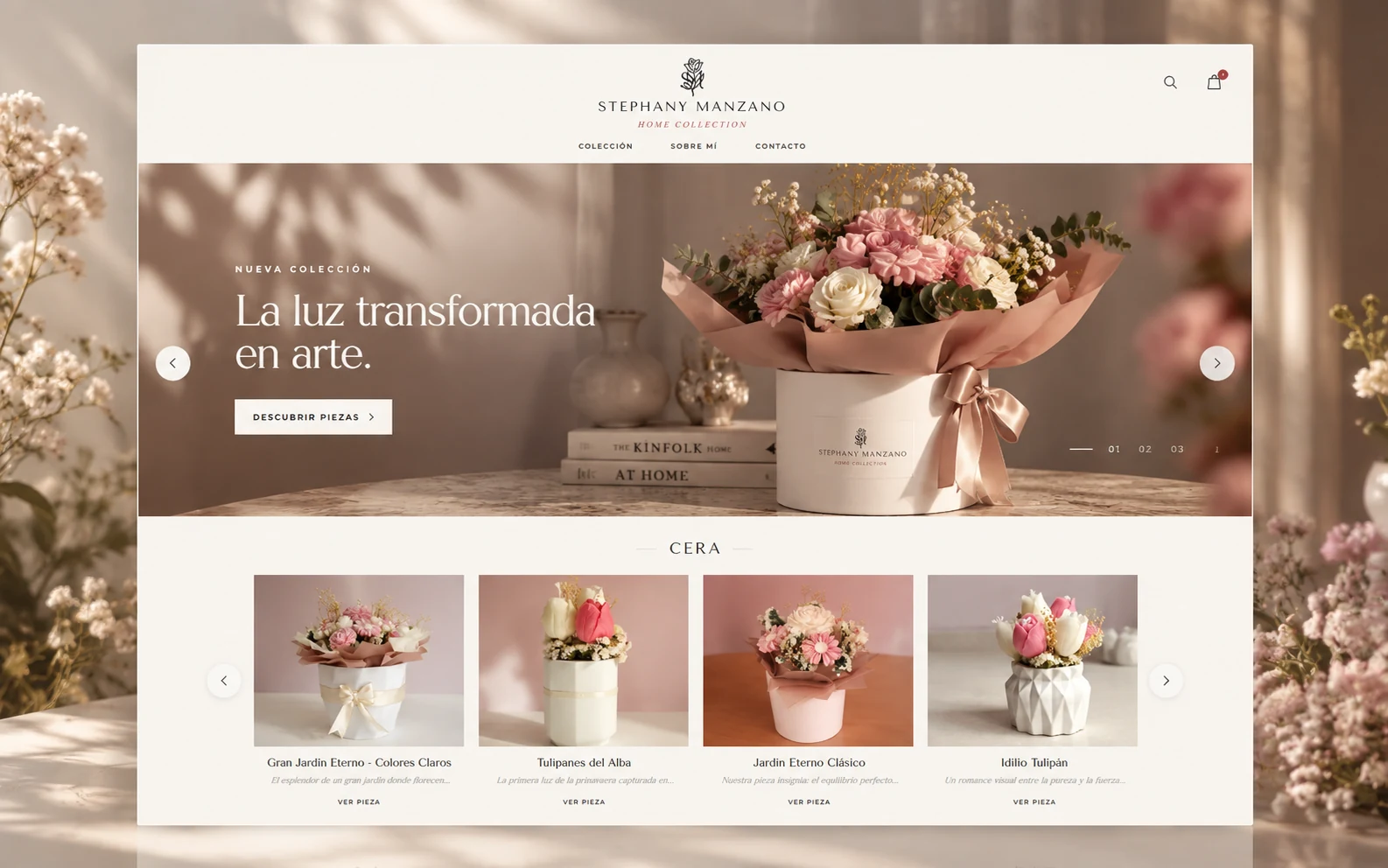 Stephany Manzano Home Collection digital catalog preview